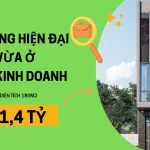 Mẫu nhà ống hiện đại vừa ở vừa kinh doanh