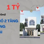 Nhà phố 2 tầng mái bằng