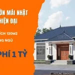 Nhà vườn mái Nhật 1 tầng