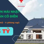 Nhà vườn mái Nhật 1 tầng
