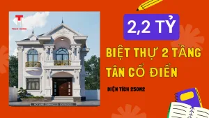 biệt thự 2 tầng tân cổ điển
