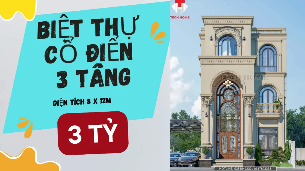 nhà biệt thự cổ điển