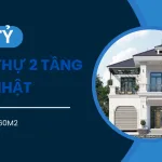 nhà mái Nhật 2 tầng