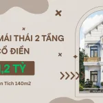 nhà mái Thái 2 tầng