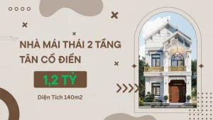 nhà mái Thái 2 tầng