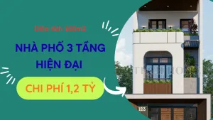 nhà phố 3 tầng hiện đại