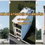 nhà phố cao tầng hiện đại