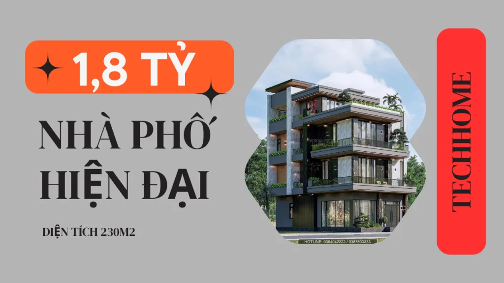 nhà phố hiện đại