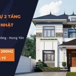 nhà phố mái nhật 2 tầng