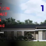 nhà vườn mái Nhật 1 tầng