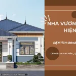 nhà vườn mái Nhật 1 tầng