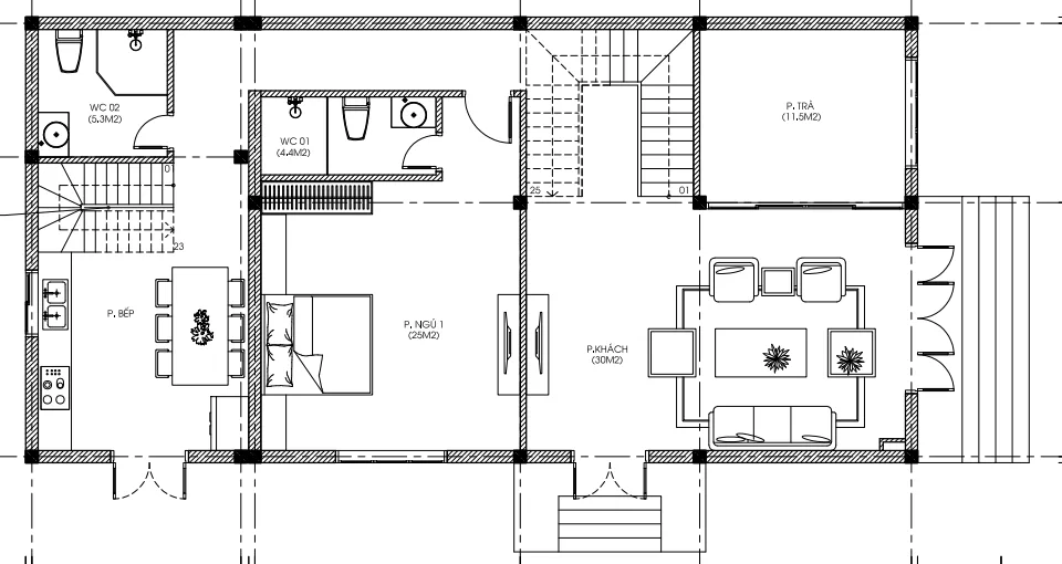 Mẫu nhà biệt thự cổ điển