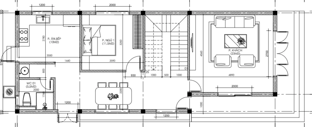 Khám phá mẫu nhà phố hiện đại 2,5 tầng – thiết kế sang trọng, tiện nghi, phong thủy chuẩn. Xem ngay giải pháp tối ưu không gian sống cùng TECHHOME.