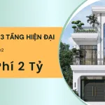 thiết kế nhà phố 3 tầng hiện đại