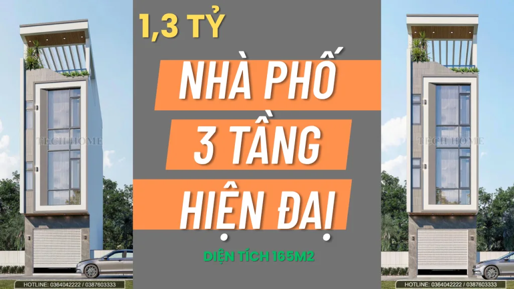 thiết kế nhà phố hiện đại