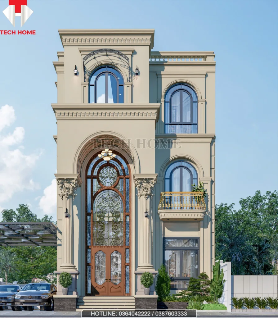 Mẫu nhà biệt thự cổ điển