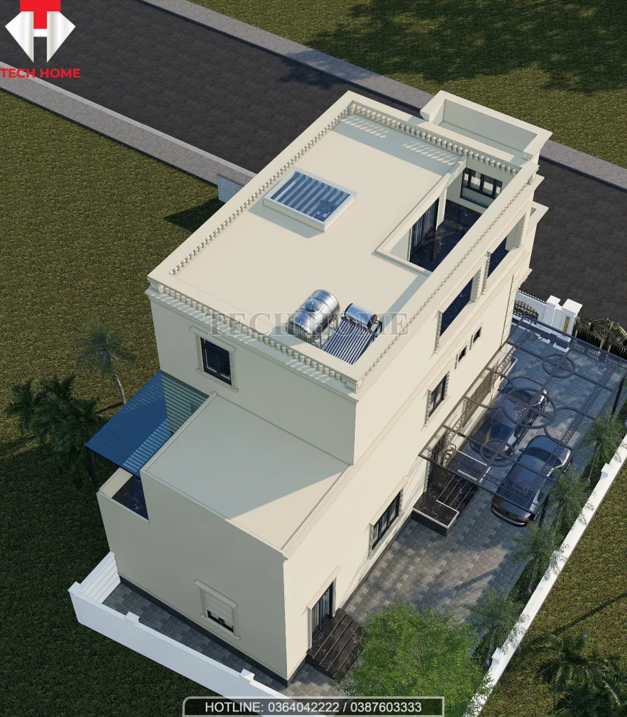 Mẫu nhà biệt thự cổ điển