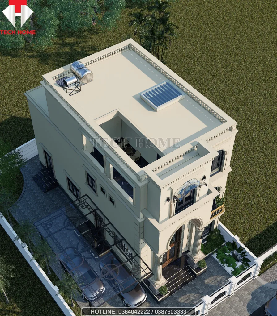 Mẫu nhà biệt thự cổ điển