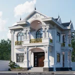 Mẫu nhà mái Nhật tân cổ