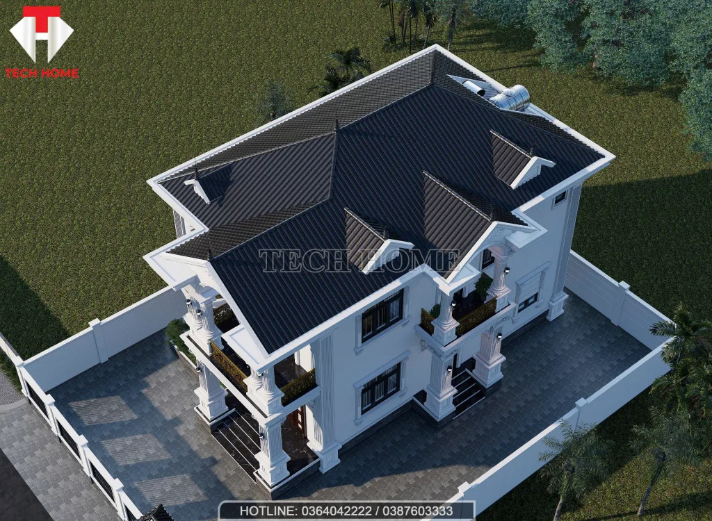 nhà mái Nhật tân cổ