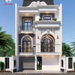 Khám phá mẫu nhà phố hiện đại 3 tầng thiết kế tối ưu công năng, mặt tiền sang trọng, phù hợp xu hướng 2025. Giải pháp thi công trọn gói chuẩn phong thủy từ Công ty Cổ phần Kiến trúc và Xây dựng TECHHOME.