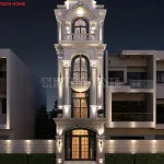 Nhà phố tân cổ 4 tầng 4,5x16 tại Bắc Giang của anh Đức là một công trình độc đáo do Công ty Cổ phần Kiến trúc và Xây dựng Techhome thiết kế. Không chỉ tối ưu công năng mà còn ghi dấu ấn kiến trúc sang trọng, chuẩn phong thủy, xứng đáng là lựa chọn lý tưởng cho gia chủ yêu nét đẹp vĩnh cửu.