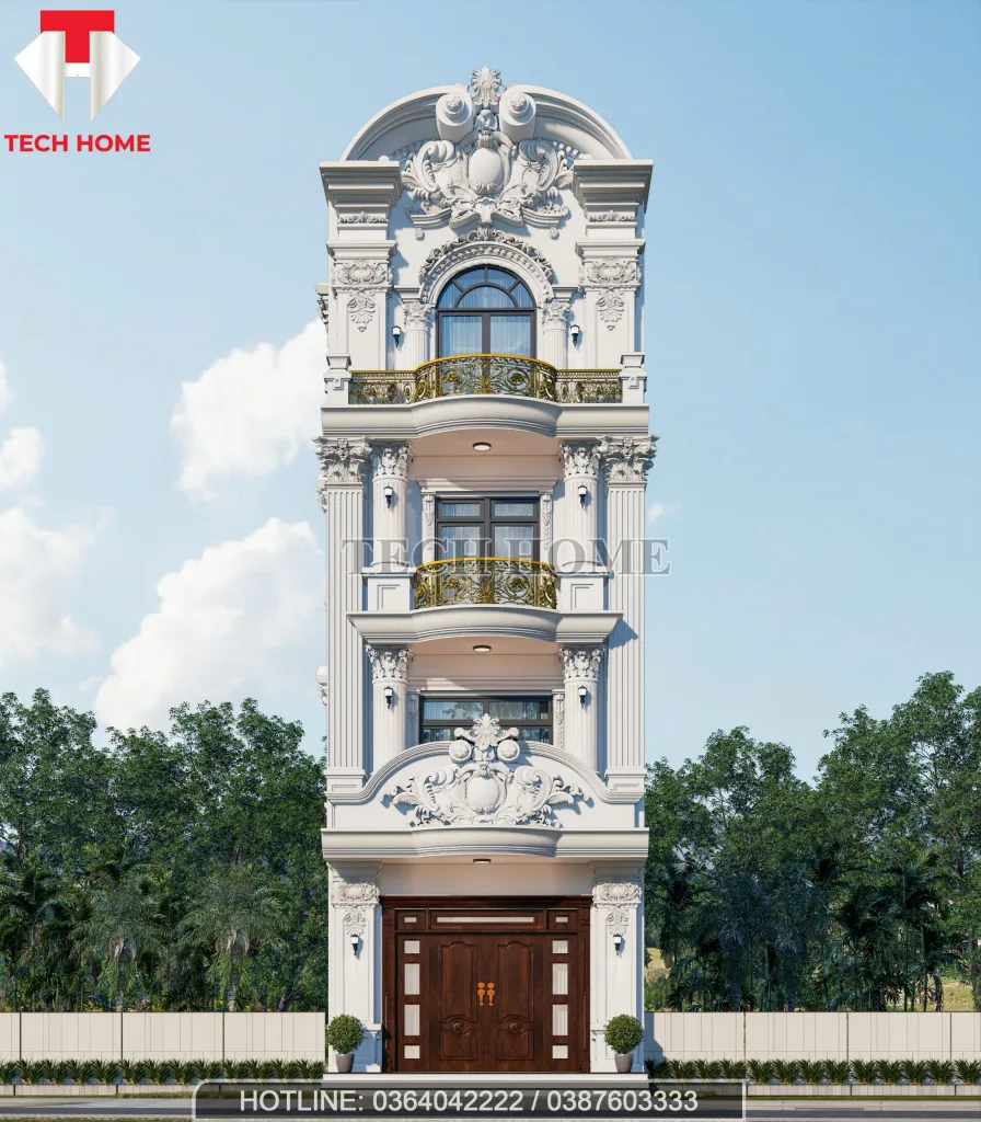 Nhà tân cổ – sự kết hợp hoàn hảo giữa vẻ đẹp sang trọng cổ điển và tiện nghi hiện đại. Techhome giới thiệu mẫu thiết kế nhà tân cổ mái bằng mới nhất, chuẩn phong thủy, tối ưu công năng và khẳng định đẳng cấp gia chủ.
