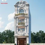 Nhà tân cổ – sự kết hợp hoàn hảo giữa vẻ đẹp sang trọng cổ điển và tiện nghi hiện đại. Techhome giới thiệu mẫu thiết kế nhà tân cổ mái bằng mới nhất, chuẩn phong thủy, tối ưu công năng và khẳng định đẳng cấp gia chủ.