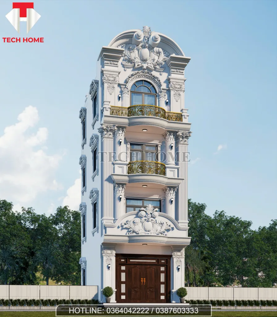Nhà tân cổ – sự kết hợp hoàn hảo giữa vẻ đẹp sang trọng cổ điển và tiện nghi hiện đại. Techhome giới thiệu mẫu thiết kế nhà tân cổ mái bằng mới nhất, chuẩn phong thủy, tối ưu công năng và khẳng định đẳng cấp gia chủ.