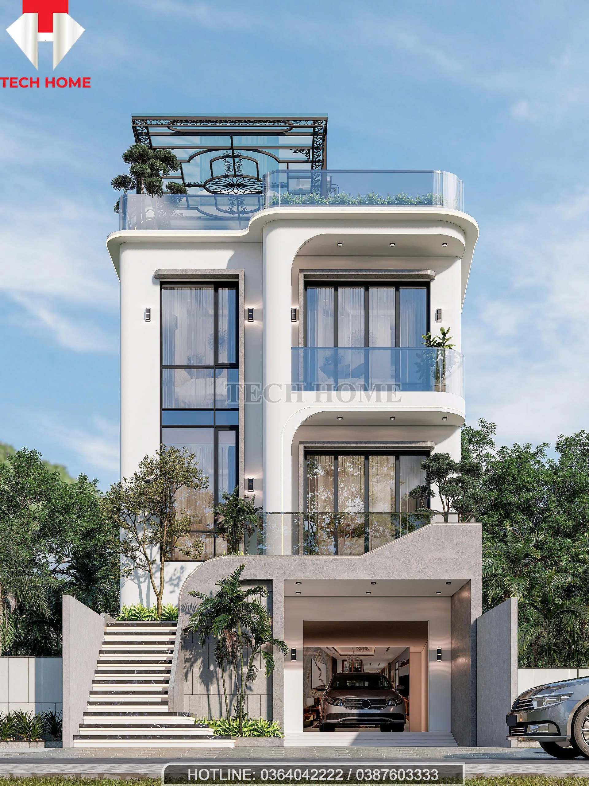 nhà phố hiện đại sang trọng