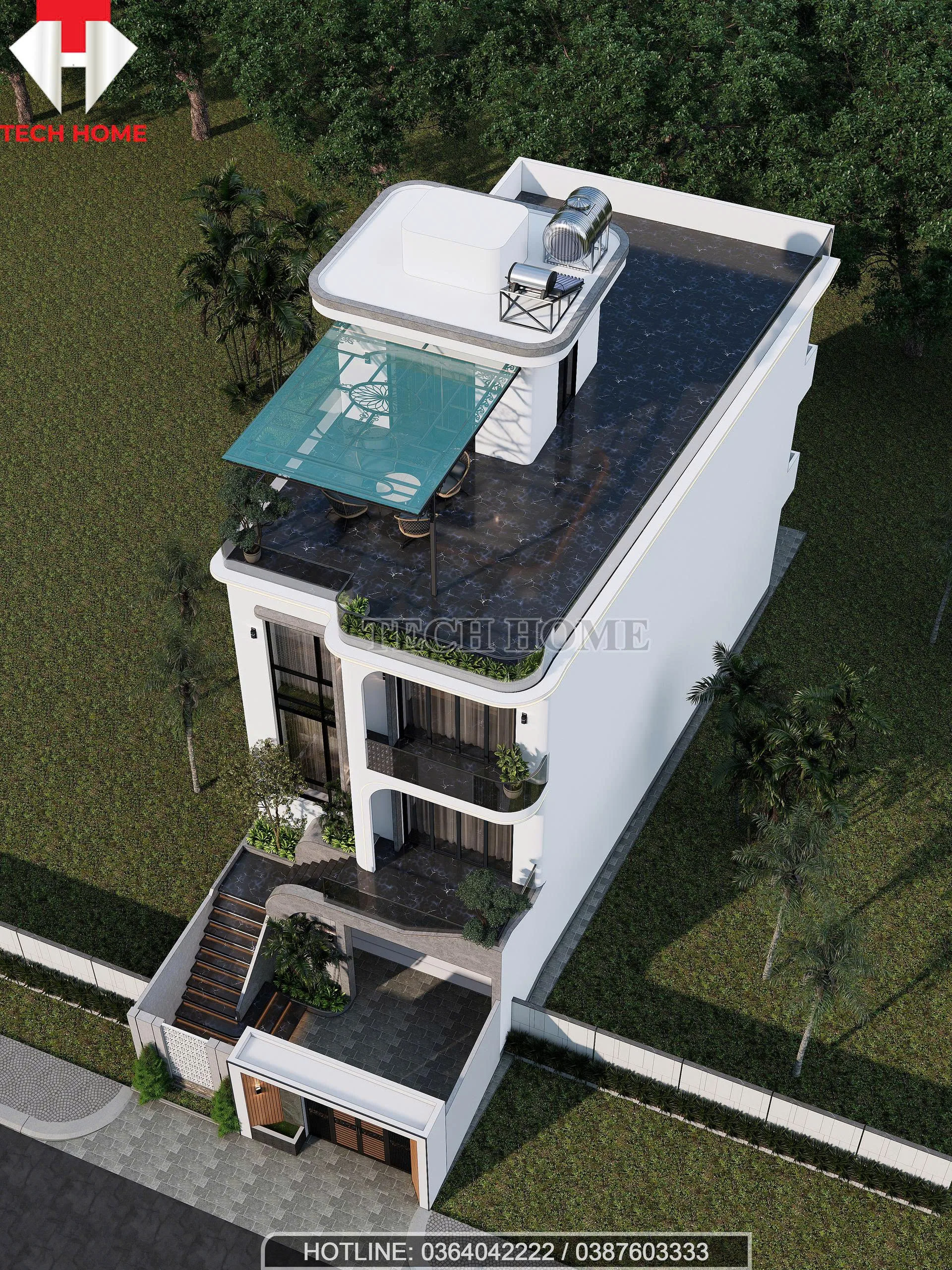 nhà phố hiện đại sang trọng