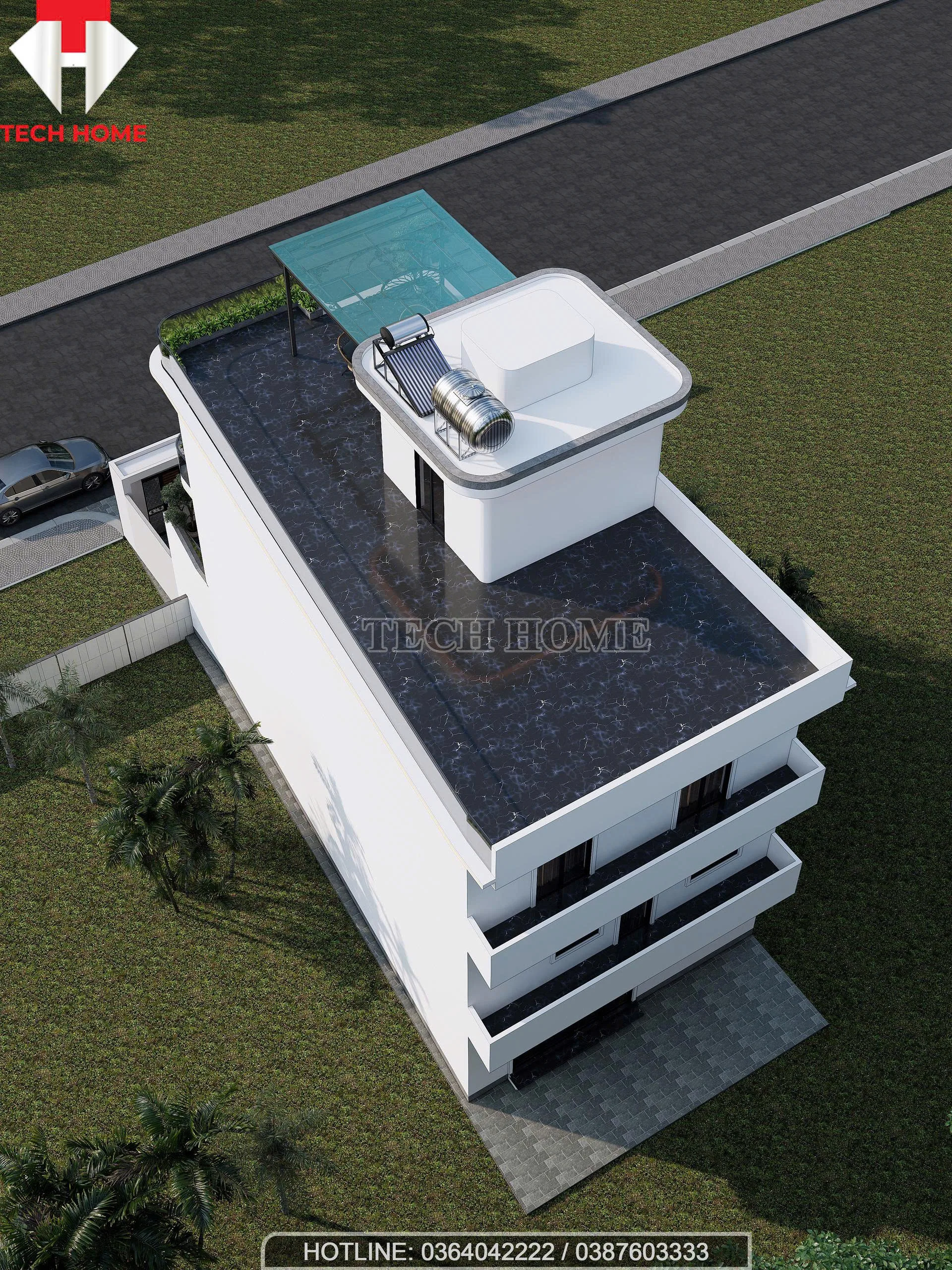 nhà phố hiện đại sang trọng