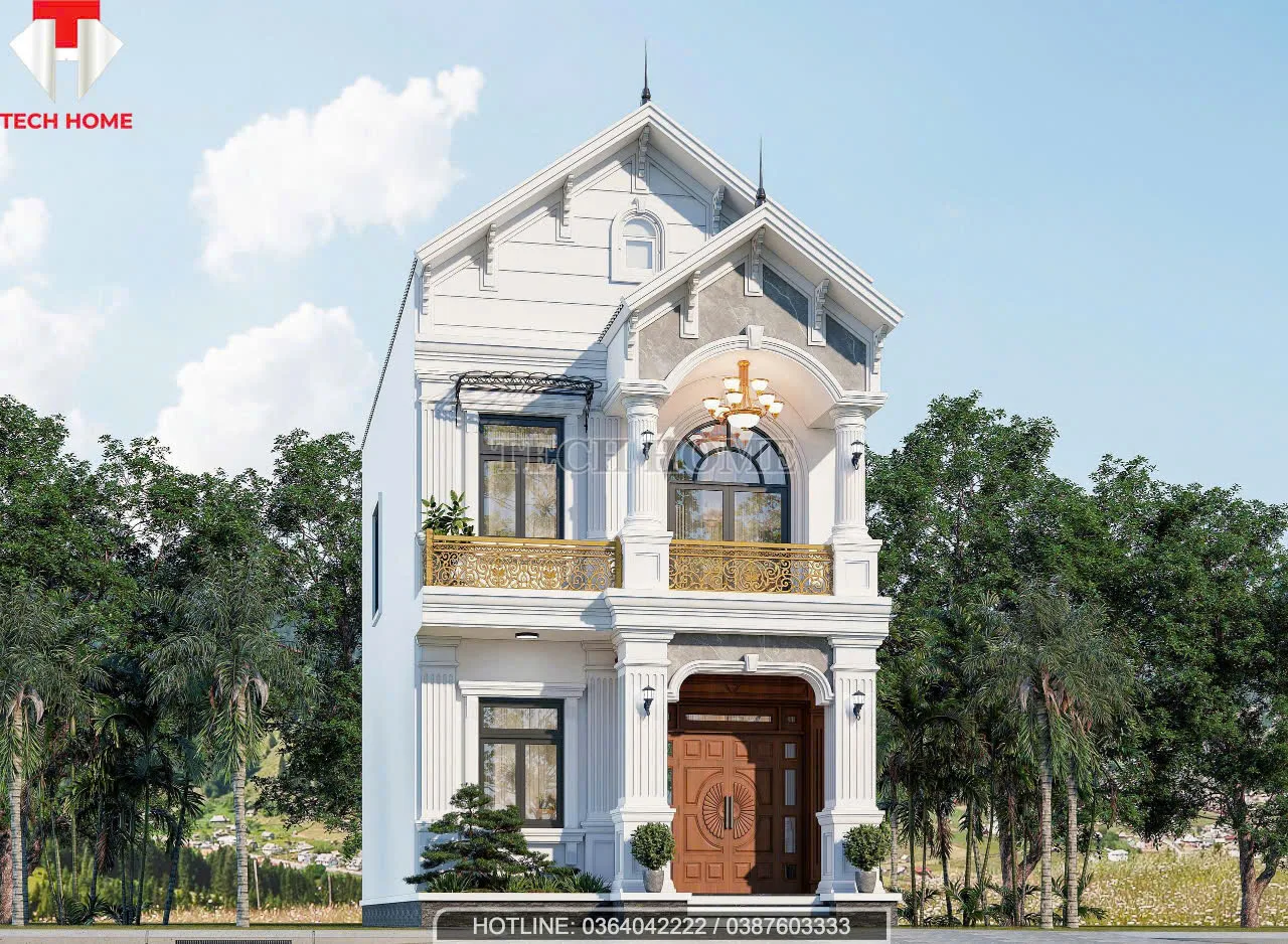 Nhà mái Thái 2 tầng