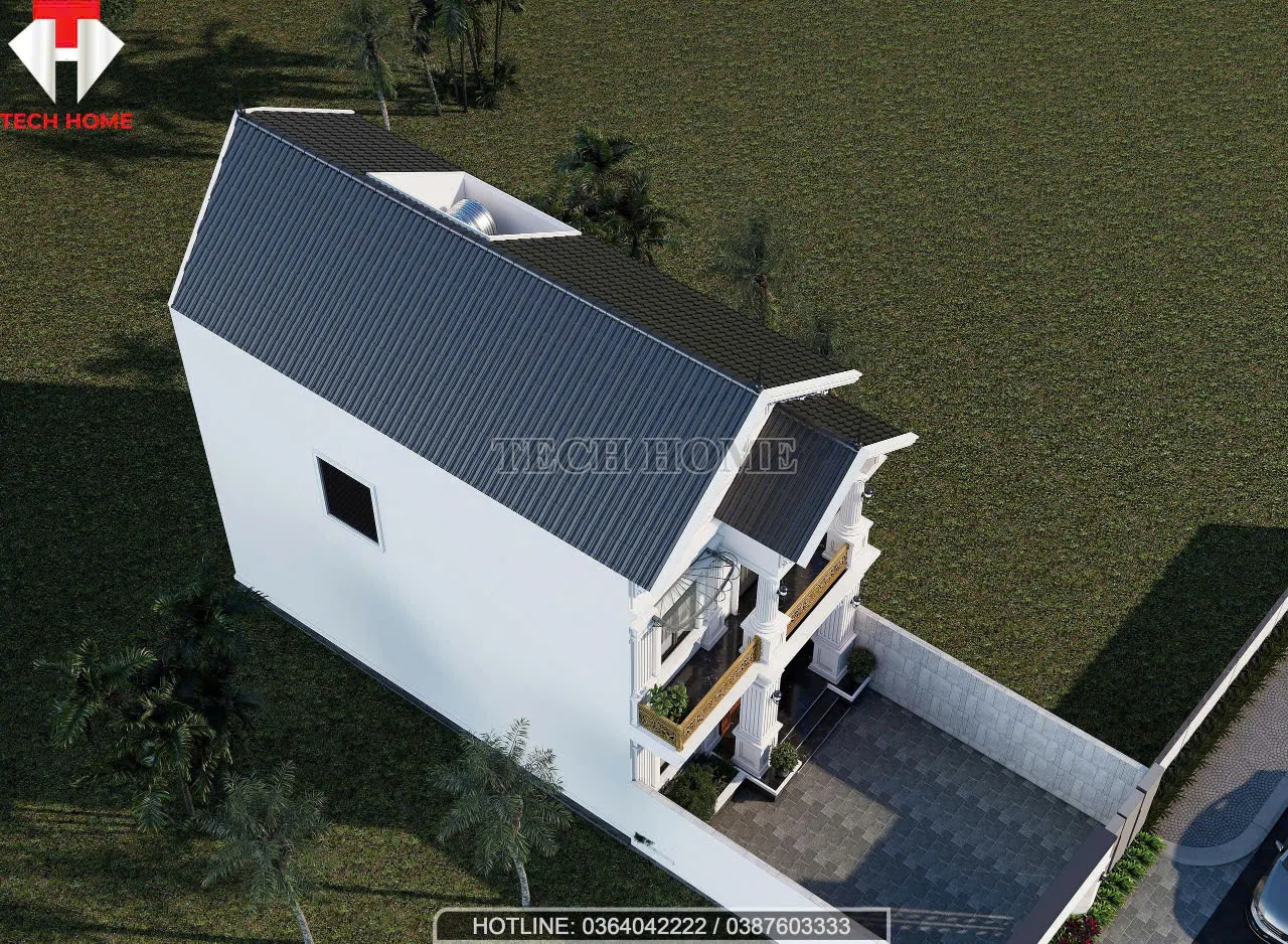 Nhà mái Thái 2 tầng