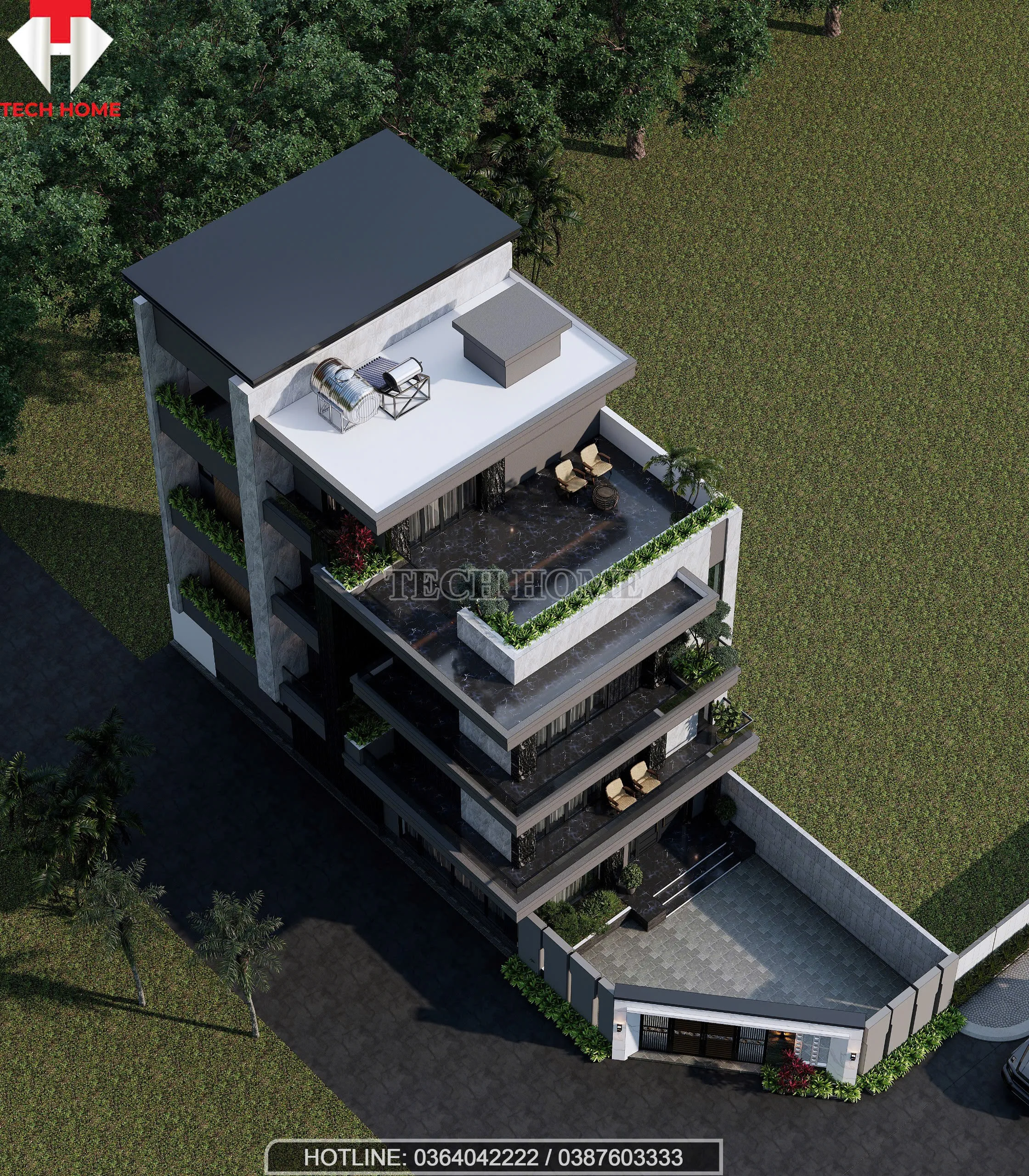 nhà phố hiện đại