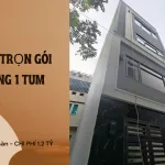 thi công trọn gói nhà 4 tầng 1 tum mái bằng
