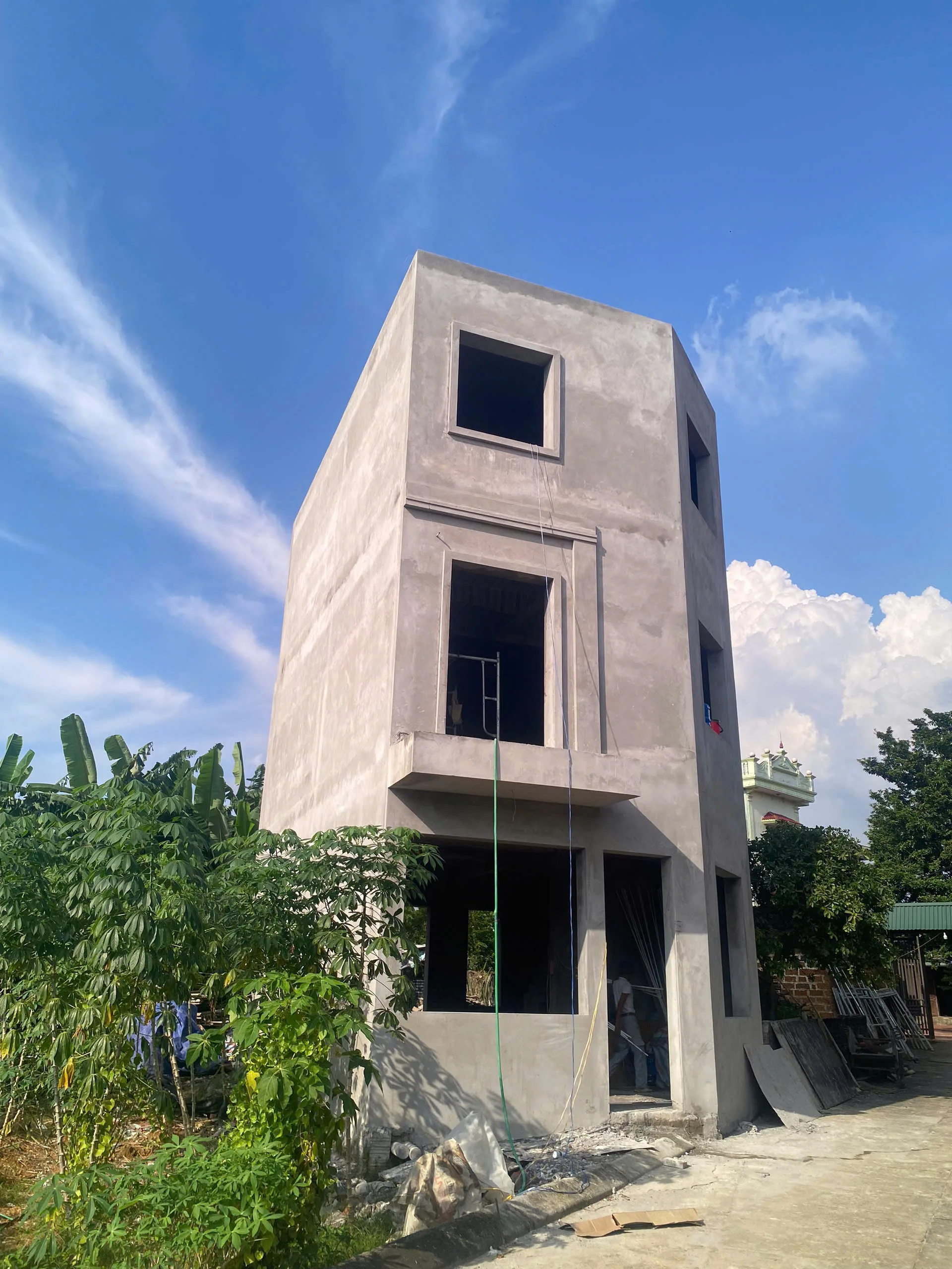 thi công trọn gói nhà 3 tầng hiện đại