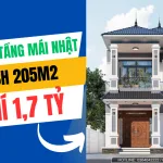 Biệt thự 2 tầng mái nhật