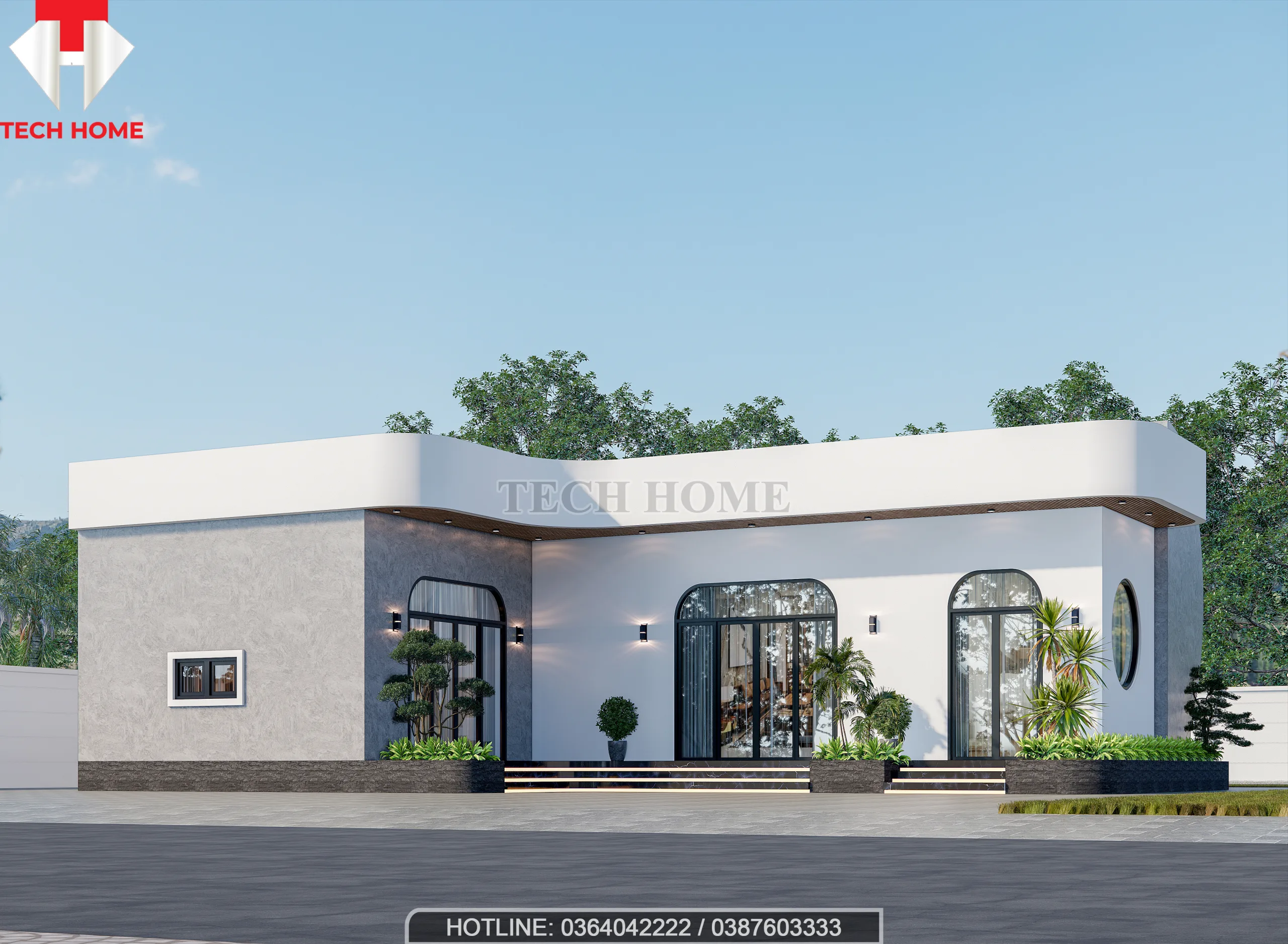 nhà cấp 4 mái bằng