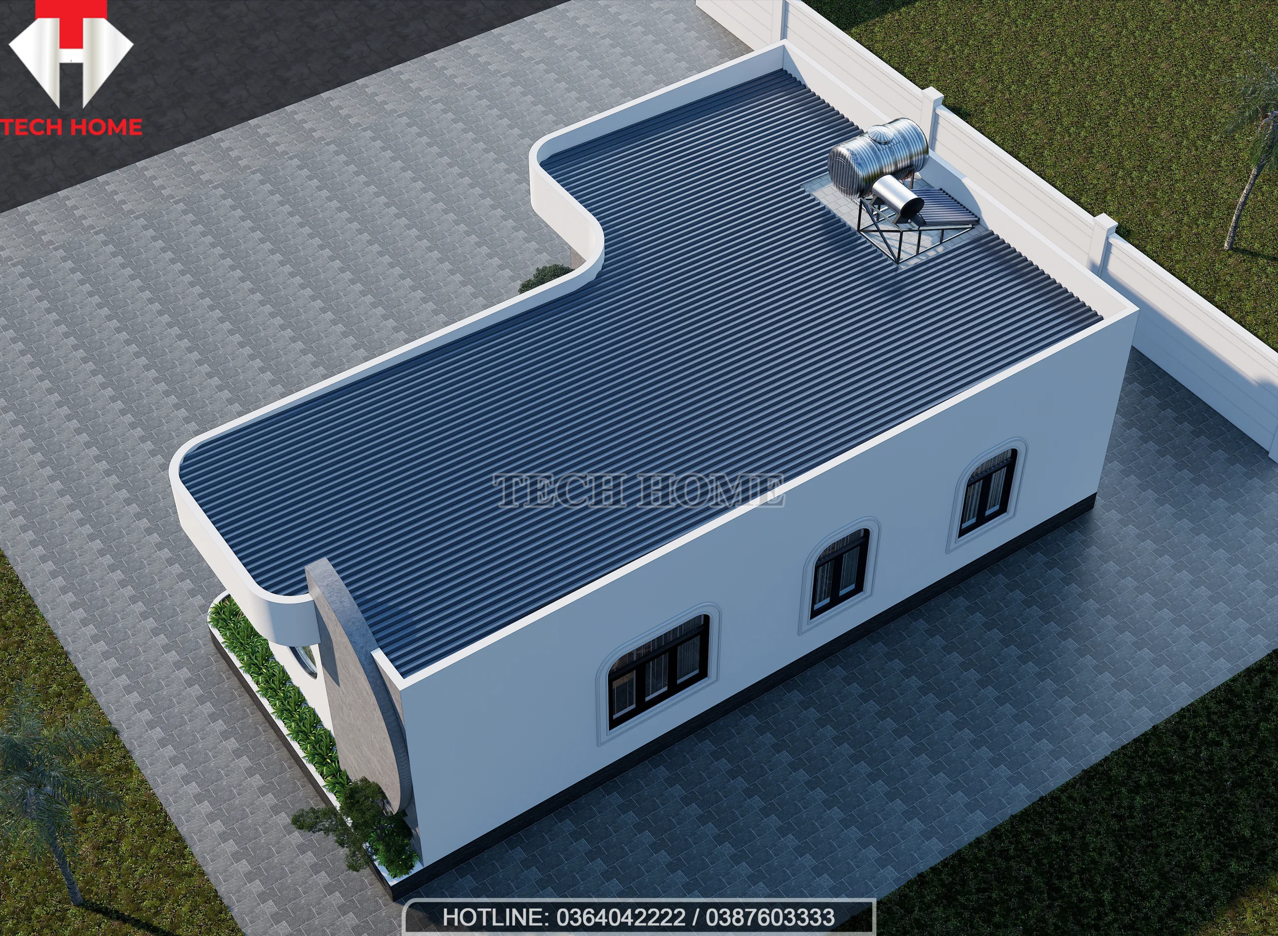 Nhà cấp 4 mái bằng