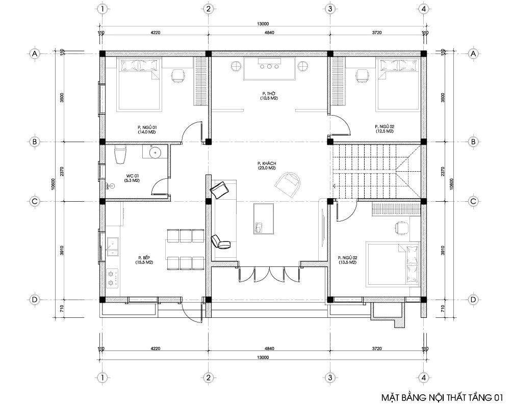 Nhà Cấp 4 Mái Bằng Hiện Đại