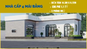 Nhà cấp 4 mái bằng