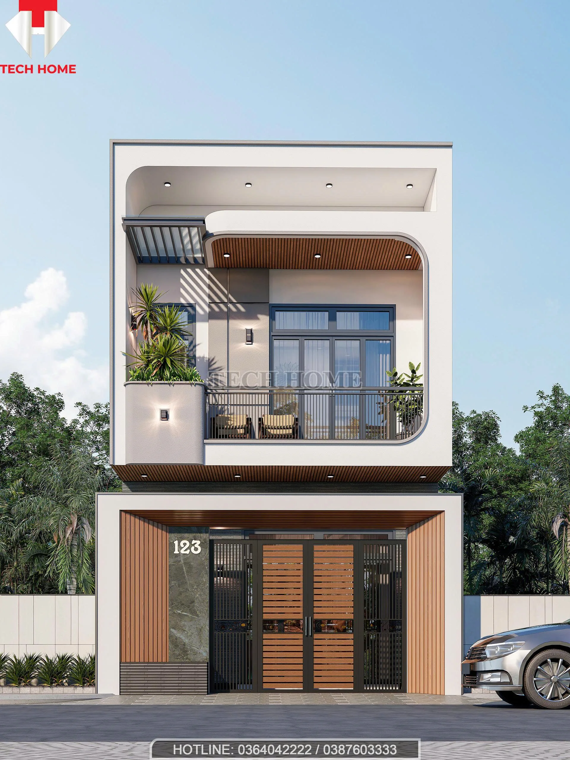 Nội Thất Nhà Ống 2 Tầng 1 Tum