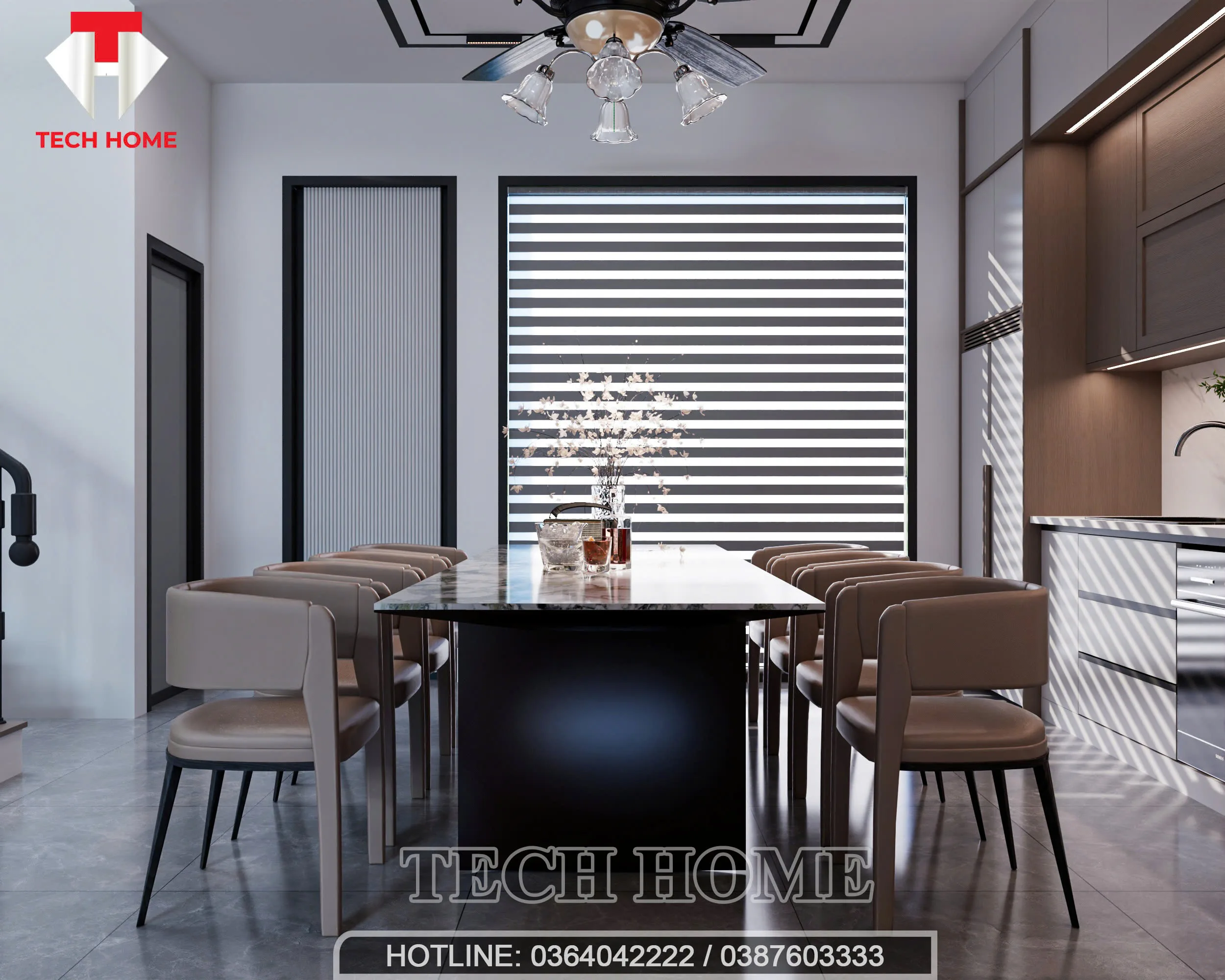 Nội Thất Nhà Ống 2 Tầng 1 Tum