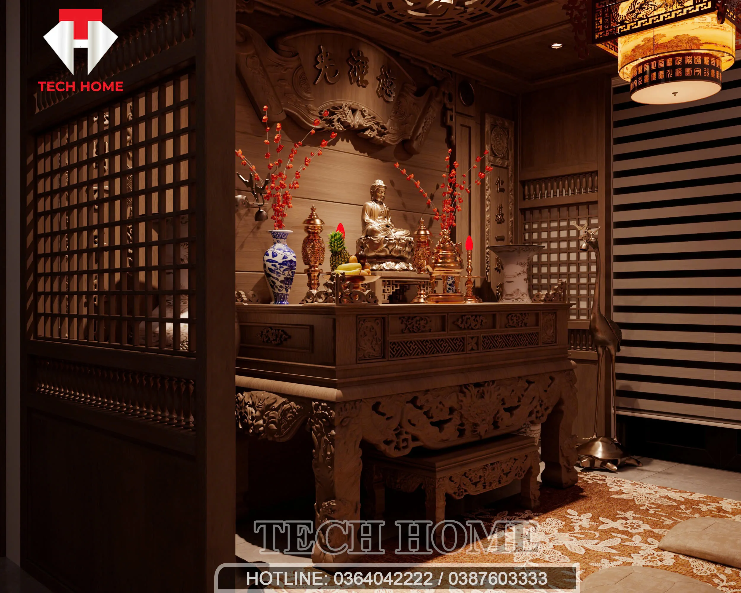 nội thất nhà ống 2 tầng 1 tum