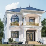 biệt thự mái nhật 2 tầng