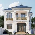 biệt thự mái nhật 2 tầng