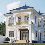 biệt thự mái nhật 2 tầng