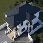 biệt thự mái nhật 2 tầng