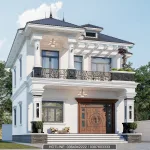 mẫu nhà 2 tầng mái Nhật đẹp